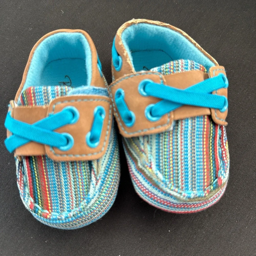 Blazzin Roxx Colorful Striped baby shoes